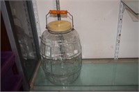 2 1/2 Gallon Goldin's Dill Pickle Jar with Wire
