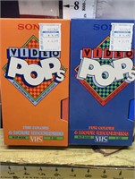 Sony Video POPs Sealed VHS Tapes