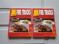 Lot of two Big City Fire Truck Books