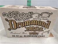 Case Drummond Bros. Empty Beer Cans