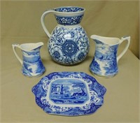 Blue and White Porcelain Selection.
