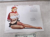 Vtg 1953 Esquire Pin-Up Girl Calendar - Complete