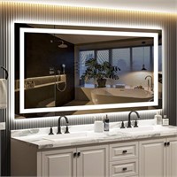 KINGDALAI LED Mirror for Bathroom 60 x 40 Inches,