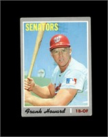 1970 Topps #550 Frank Howard VG to VG-EX+