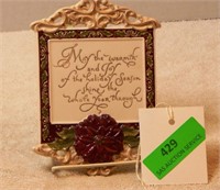 Ceramic wall plaque