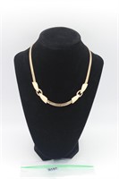 Ivory  enameled necklace