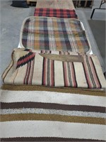 Old horse saddle pads