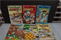 Lot of 6 Gladstone Comics Walt Disney