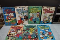 Lot of 7 Gladstone Comics Disney Uncle Scrooge