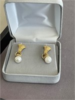 14K & Pearl Earrings
