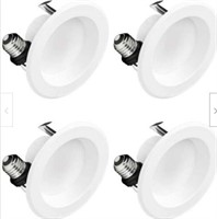 Hyperikon 4 Inch LED Recessed Lighting 9W 4 Pack