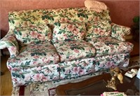 Drexel floral sofa