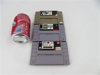 3 jeux sport pour Super Nintendo SNES