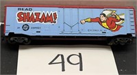 Vtg 1977 read Shazam train car HO scale