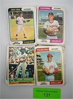 1976 Topps MLB Baseball Cards Partial Set