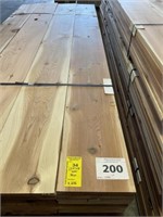 1 X 10 X 8' Cedar Boards x 256 LF