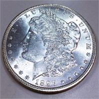 1897 Morgan Silver Dollar Uncirculated