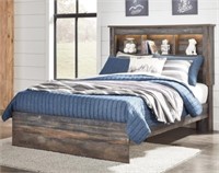 Full Ashley Drystan Rustic  Bookcase Bed