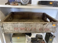 Vintage Berkeley club crate