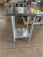 24” x 24” x 35” Stainless Table