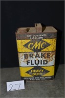 Vintage CMC Heavy Duty Brake Fluid One Gallon