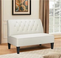 Andeworld Upholstered  Button Tufted Loveseat