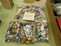 (4) Bags of Marbles