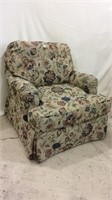 Broyhill Floral Upholstered Over Stuffed Chair