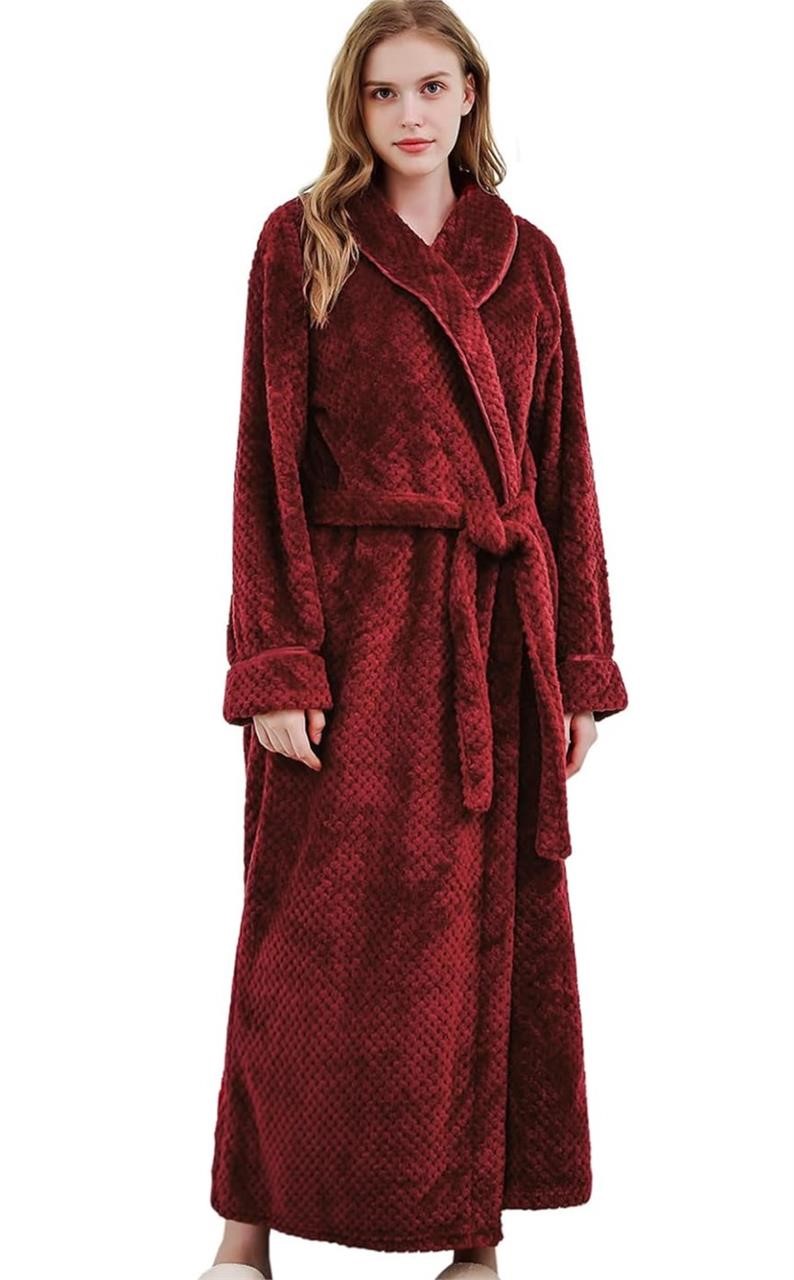 ($69) Hellomamma Womens Long Robe Soft ,XL