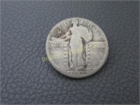 Standing Liberty 1927-S Silver Quarter (Key Date)