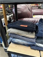 LOT OF 5 JEANS / PANTS MIXED BRANDS SIZES