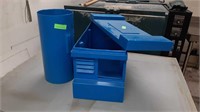 Blue heavy duty vented box 26" X 11" X 13.5"