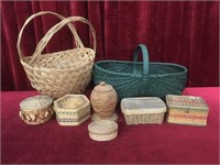 Wicker Baskets & Trinket Boxes
