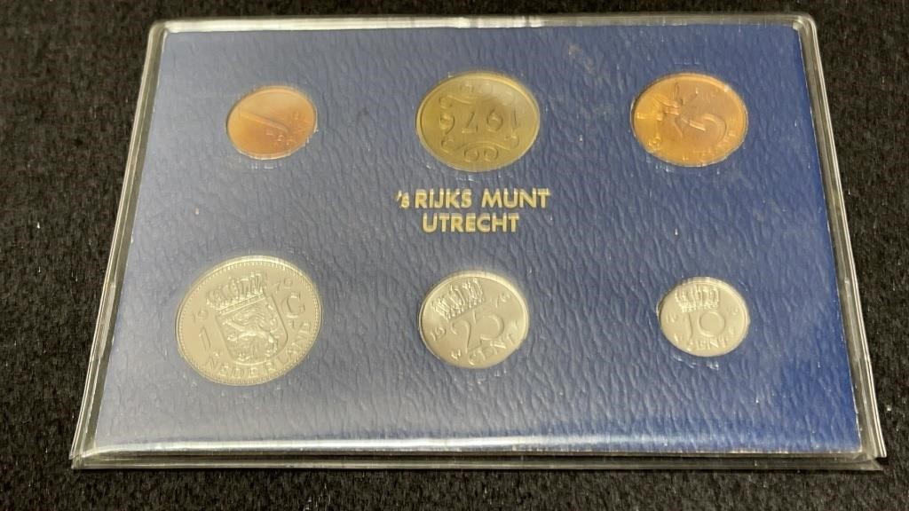 Rare 1976 Netherlands RIKS Coin Set