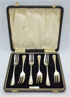 1934 Sterling Silver 6 pc. Dessert Fork Set