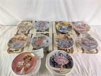 10 Shirley Temple  collector plates