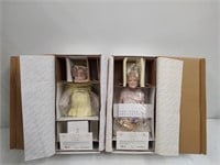 2 Danbury Mint Shirley Temple Dolls