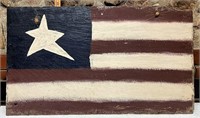 Painted slate American flag