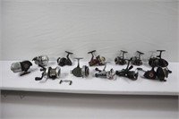 (12) VINTAGE SPINNING REELS: