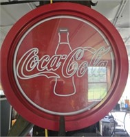 Plastic Coca-Cola sign
