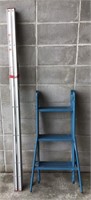 (2) Collapsible Metal Ladders