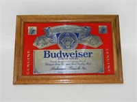 Budweiser Mirrored sign
