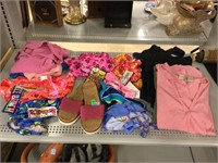 Pair of slides, NWT swimwear and assorted