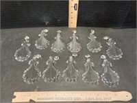 11- Vintage French Style Candelier Crystals