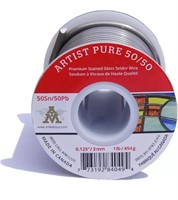 New, AIM Solder 84049 Artist Pure 50/50 Stained