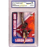 2004 Ud Lebron James Insert Rc 2313/5000 Wcg 10