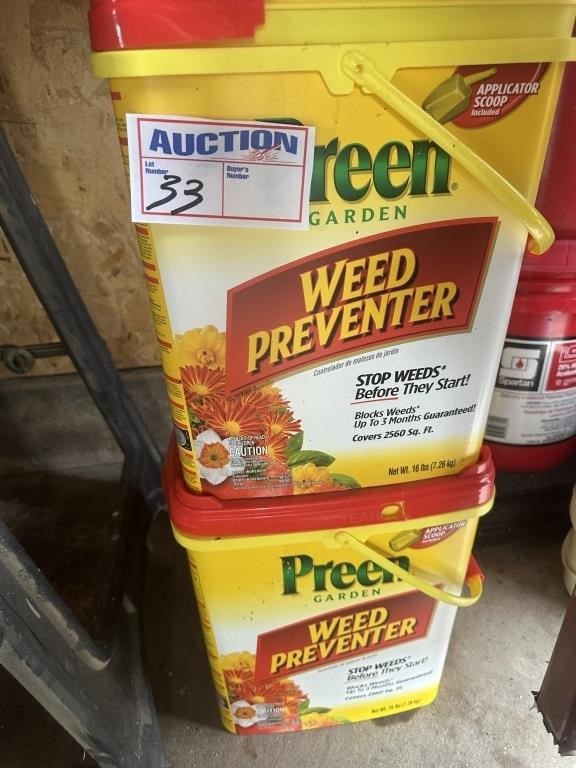 1 New & 1/2 Used Preem Weed Preventer
