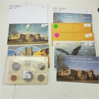 (10) Canadian Proof Sets from the 1970s & 80s