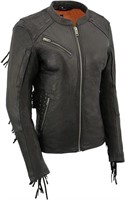 Milwaukee Womens Leather Racer jacket - Medium