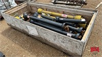 Crate of Various PTO Shafts